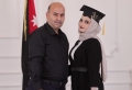 سليمان محمد خير الرمامنة يهنئ ابنته الدكتورة أماندا بتخرجها من الأردنية في تخصص الطب البشري