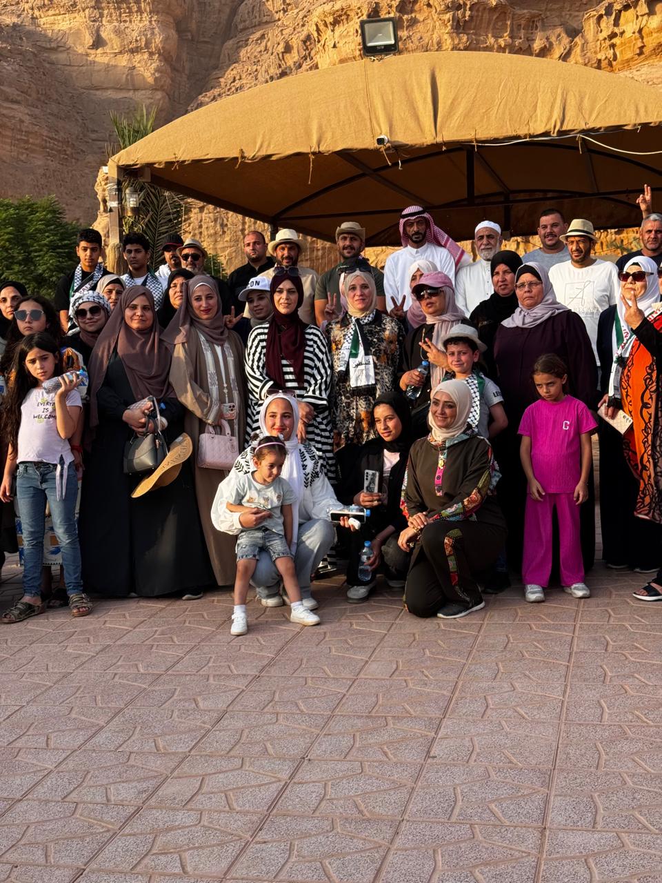أطفال غزة يزورون وادي رم مخيم الزوايدة  ضمن مبادرة ملكية سامية...صور