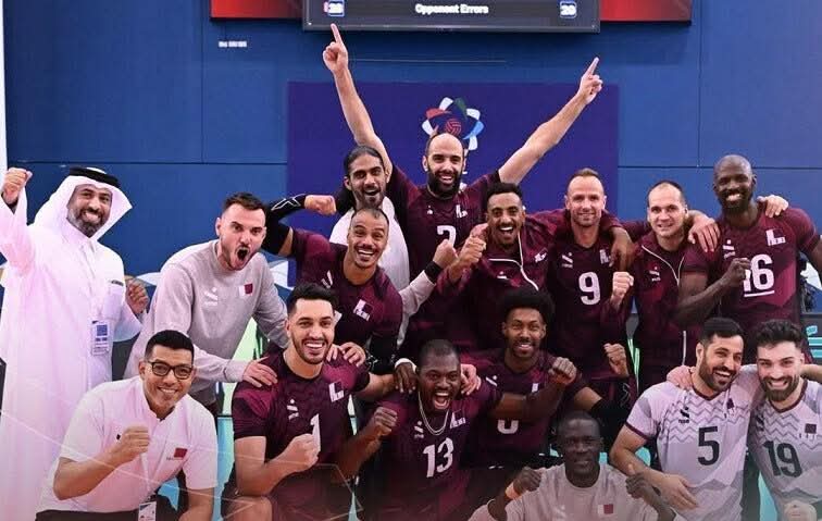 قطر تتوج بلقب غرب آسيا للكرة الطائرة