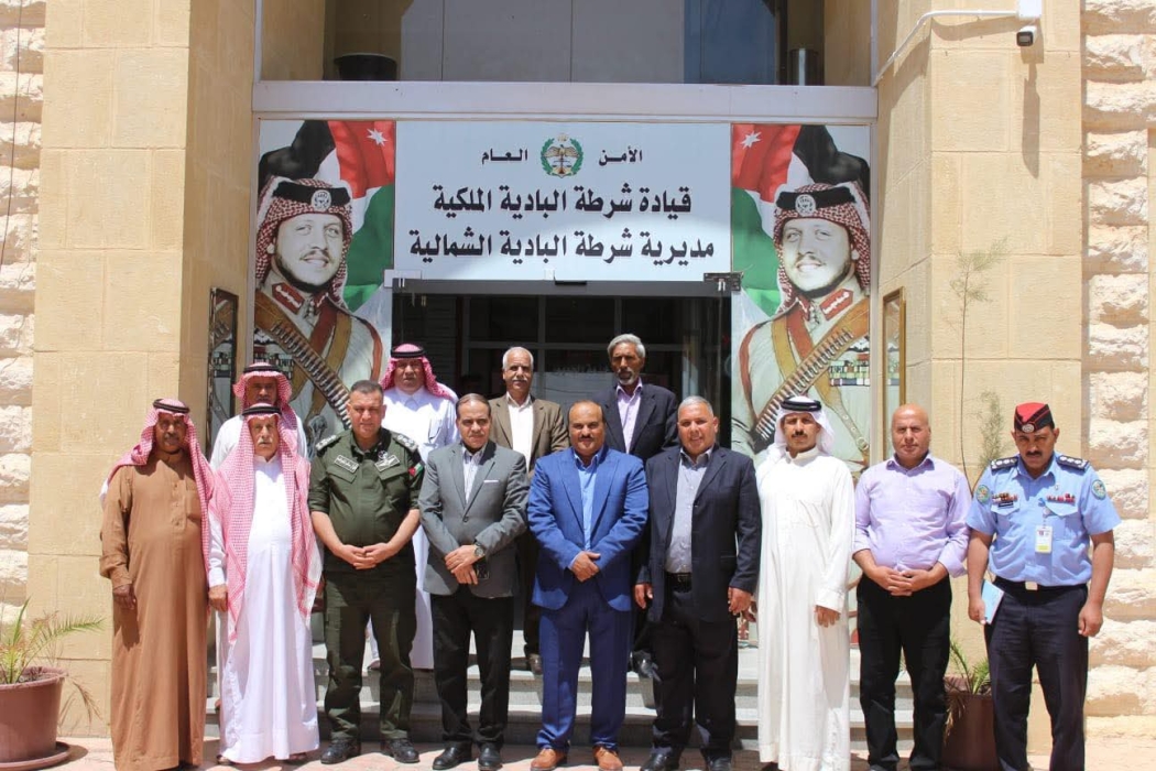 العميد فواز الخوالدة يلتقي متقاعدي الأمن العام في البادية الشمالية