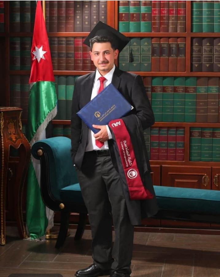 تهنئة بتخرج المهندس وليد خالد خريسات