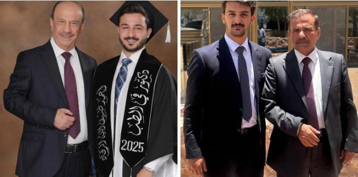 الدكتور أحمد والمهندس مشعل الرقاد ينالان درجة البكالوريوس من جامعة البلقاء التطبيقية