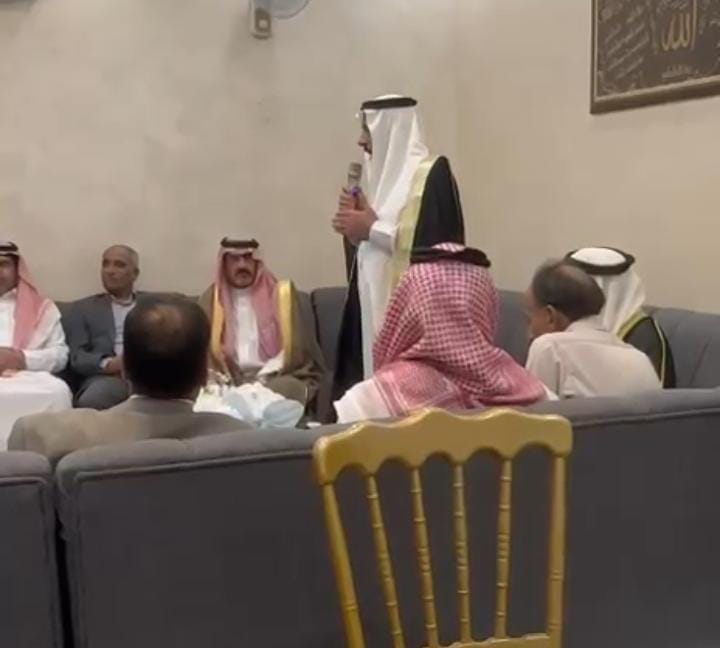 الجبور والخضير نسايب ...الزهير طلب و الهويمل اعطى...مبارك للشاب نايف فلاح الجهني