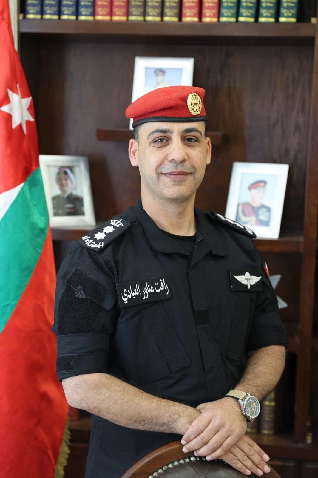 الدكتور الرحامنة يهنئ شقيقه العقيد رافت مناور الرحامنة