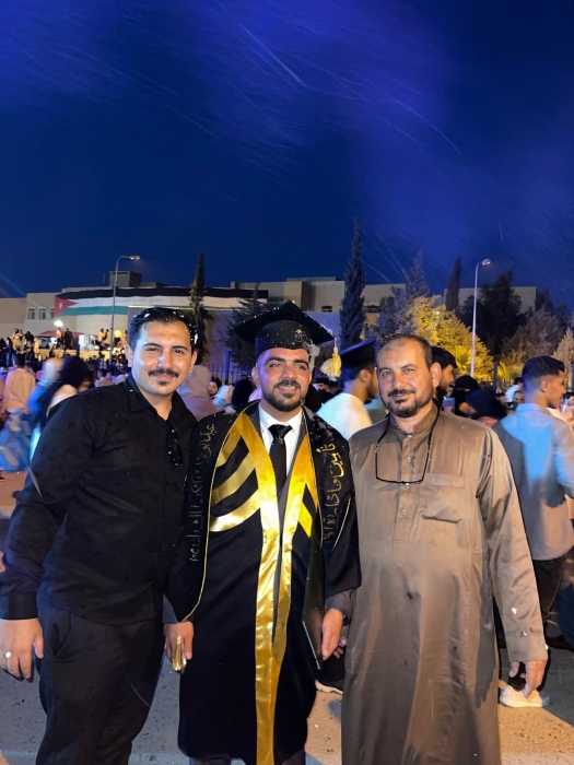 عبد الوهاب أكرم الشراري ينال البكالوريوس في إدارة تأمين المخاطر من جامعة الحسين بن طلال