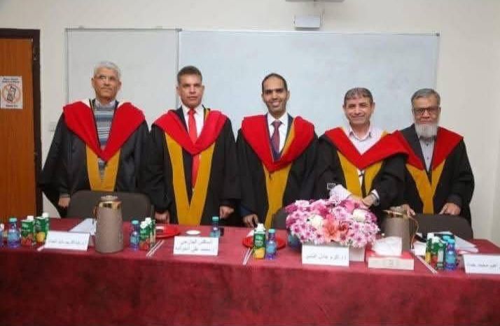 الجبور يبارك لمحمد الدبوبي حصوله على درجة الدكتوراه
