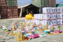 المستشفى الميداني الأردني جنوب غزة7 يوزع مساعدات غذائية لأهالي القطاع