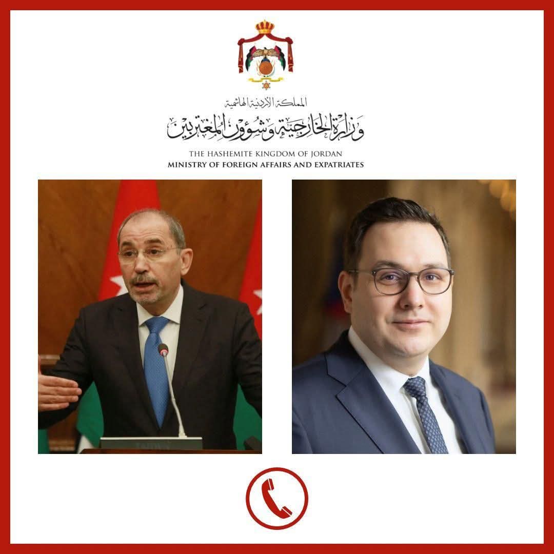 الصفدي يبحث مع نظيره التشيكي جهود إدخال المساعدات إلى غزة وفتح المعابر