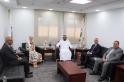 رئيس البرلمان العربي يلتقي مساعدة وزير الخارجية للشؤون البرلمانية بمصر والمندوب الدائم لمصر لدي الجامعة العربية