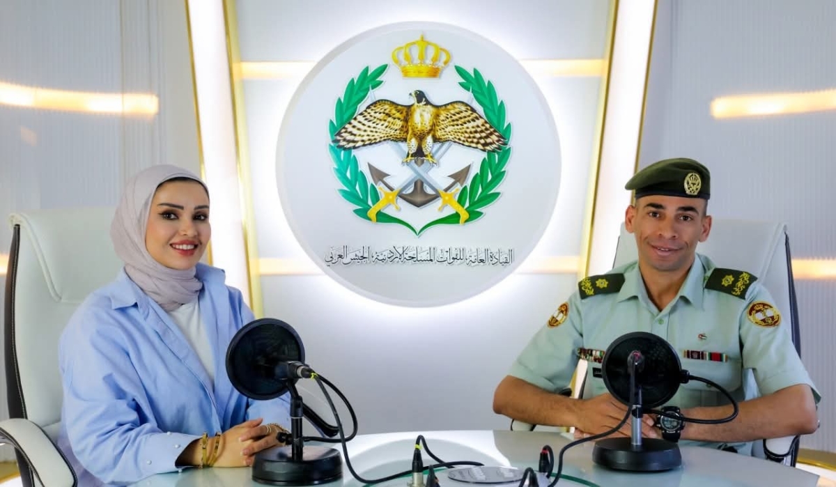 إذاعة الجيش العربي تستضيف الملازم شاهر الخشان