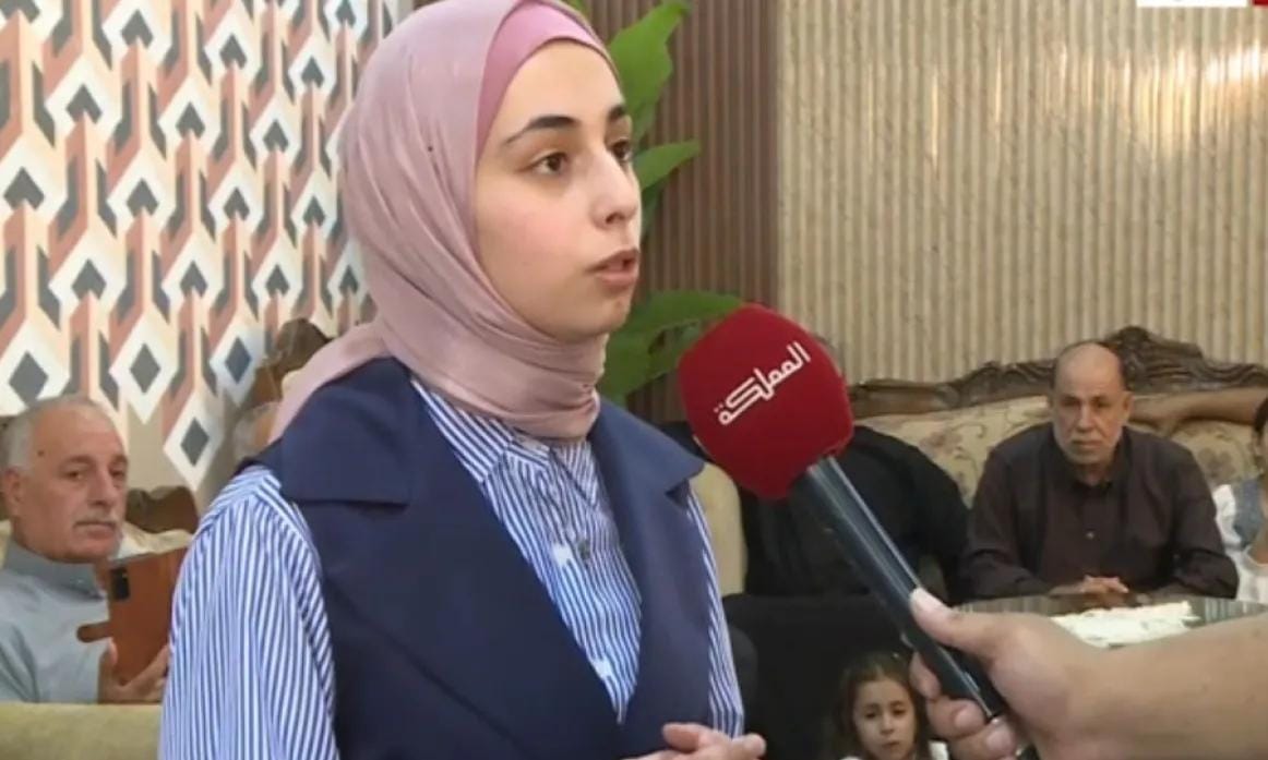 الأولى على العلمي في الطفيلة: تحديات التوجيهي لم تمنعني من التميز