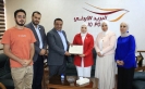 هلا حسين أحمد سليم الموظف المثالي في البريد الأردني لشهر تموز ٢٠٢٥