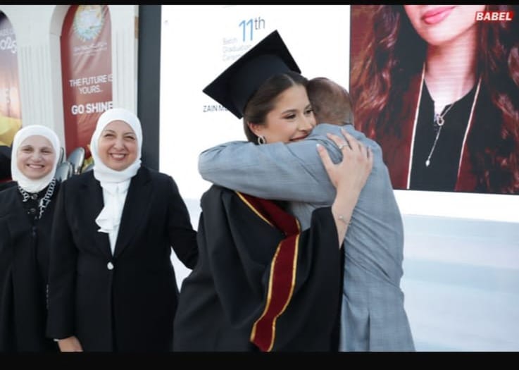 حفيدة الشيخ عبد الكريم الدغمي زين العبداللات تنال شهادة الثانوية العامة