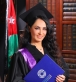 الزميلة رضا عليان تهنئ ابنتها دانه سمير الرمحي بحصولها على الماجستير في الادارة الهندسية بامتياز