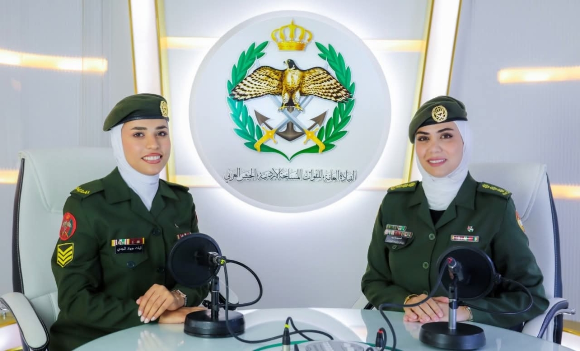 اذاعة الجيش العربي تستضيف  النقيب الصيدلانية ريان وليد النجار