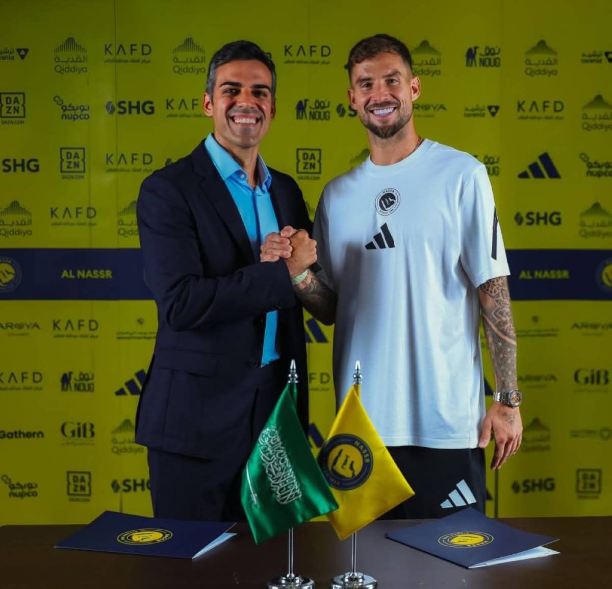 مارتينيز مدافع النصر الجديد: أتيت لتحقيق البطولات والإنجازات....فيديو