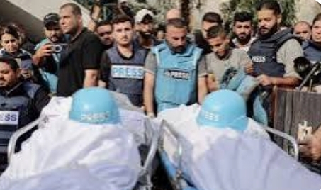 نقابة الصحفيين تدين اغتيال 6 صحفيين في غزة