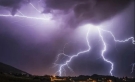 غيوم رعدية فوق العقبة مصحوبة برياح نشطة وهطول زخات مطرية