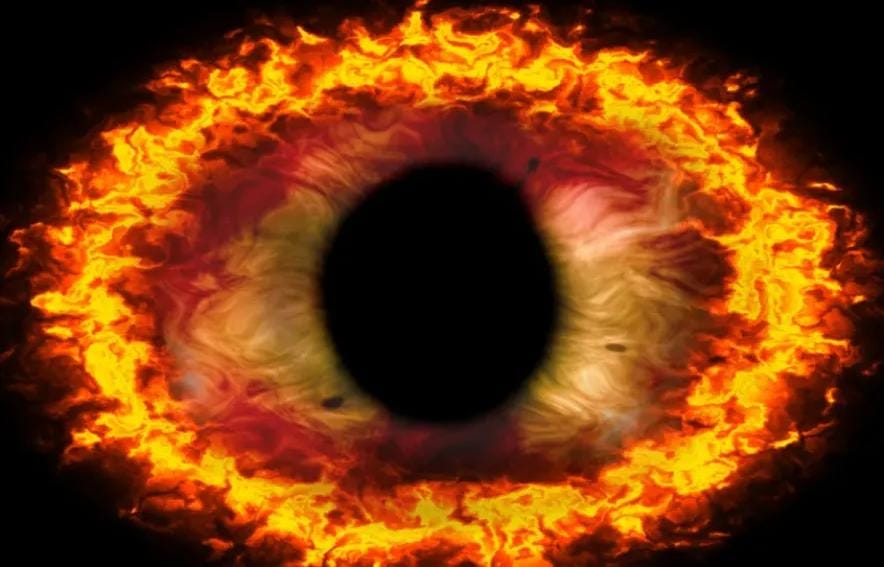 صورة مهيبة من أعماق الكون.. العلماء يرصدون ”عين سورون” الحقيقية