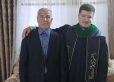 عبدالله السمرين يهنئ حسني الحمود بتخرج نجله عماد من جامعة اليرموك
