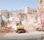 بلدية جرش... إزالة مبنى متهالك في الوسط التجاري حفاظا على الأرواح والممتلكات  صور