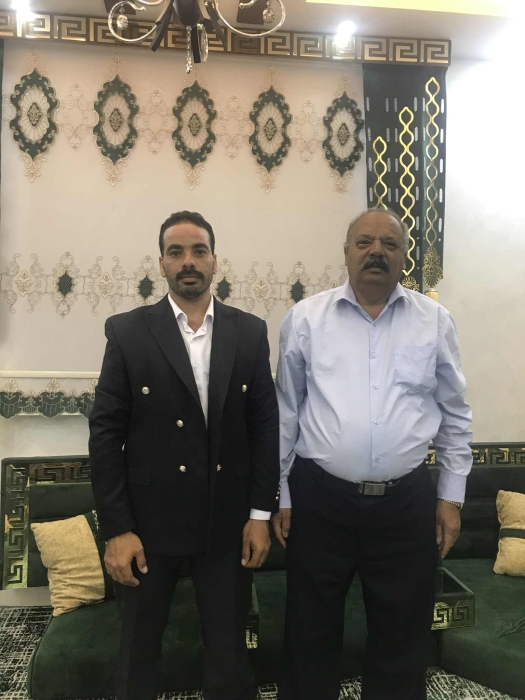 تهنئة بزفاف ناصر تيسير المشاقبة