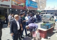 حملة لإزالة البسطات والتعديات في الزرقاء