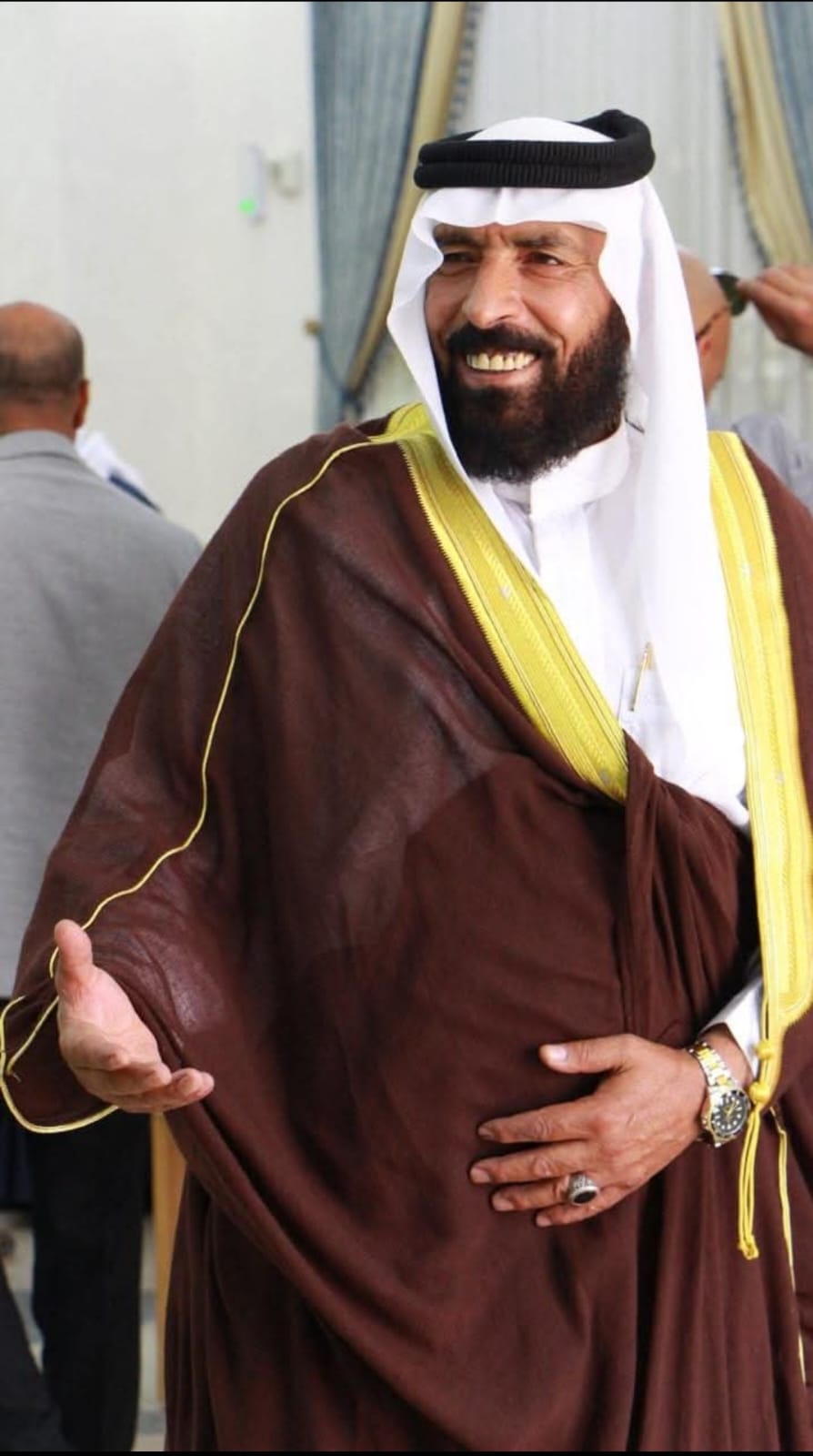 الشيخ يوسف الدعسان الدعجة يشكر الخدمات الطبية الملكية على نجاح العملية الجراحية