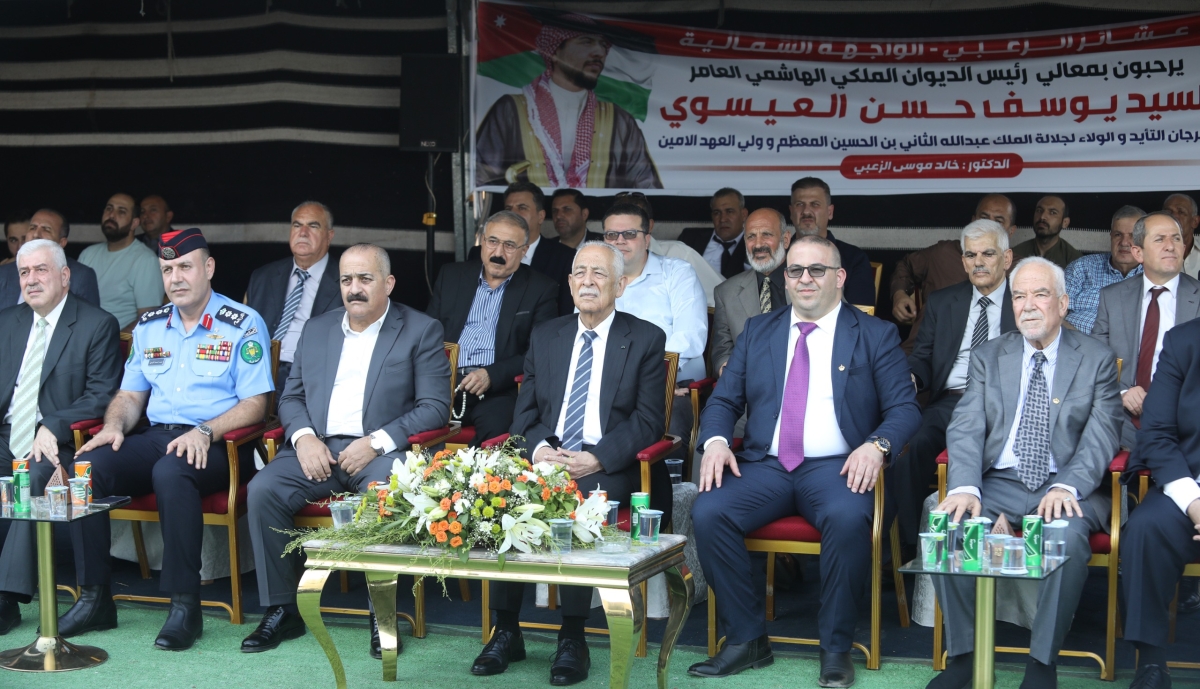 رئيس الديوان يرعى مهرجان عشائر زعبيّة  إقليم الشمال وفاء ودعما للملك وولي العهد