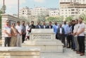 وفد من المستشفى الميداني الأردني نابلس7 يزور مقبرة شهداء الجيش العربي في مدينة نابلس