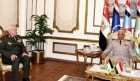 الحنيطي يلتقي القائد العام للقوات المسلحة المصرية وزير الدفاع والإنتاج الحربي