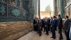 الملك يزور مواقع ثقافية وسياحية ودينية في مدينة سمرقند.. صور