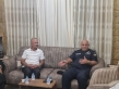 مدير شرطة جرش يزور العقيد المتقاعد أبو لباد عضيبات للاطمئنان على صحته