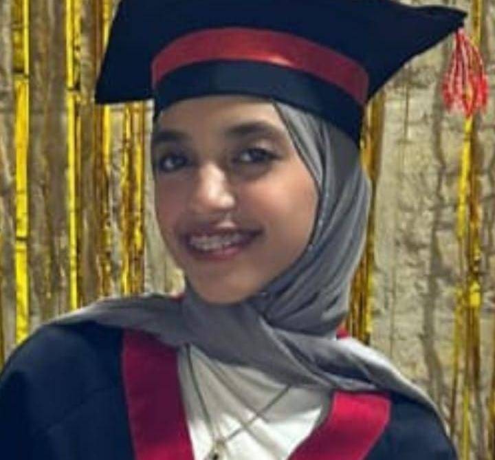 مبارك النجاح للطالبة ريان نبيل الخريشة في الثانوية العامة