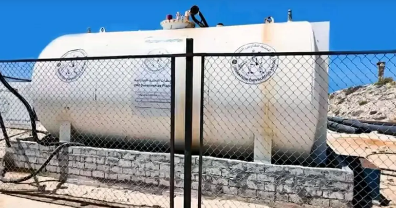 الإمارات: تدشين خط مياه من مصر إلى غزة