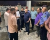 اربد: لجنة السلامة العامة تكشف على بناية اثر بلاغ بحصول تصدعات بأحد اعمدة البناء