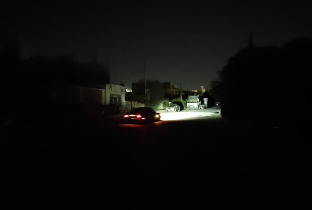 انقطاع التيار الكهربائي على منطقة سلبود لواء سحاب  صور