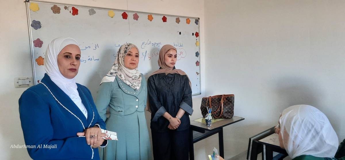 للوقوف على جاهزية المدرسة مع بدء العام الدراسي الجديد