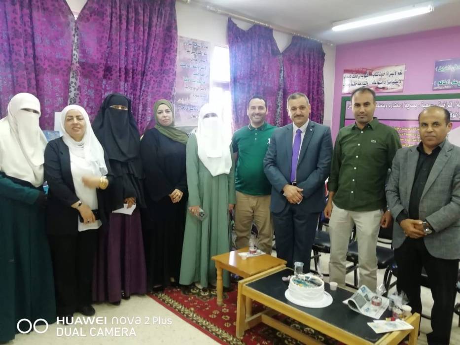 الجريري يرعى فعالية الركن المقدسي في مدارس لواء الجيرة