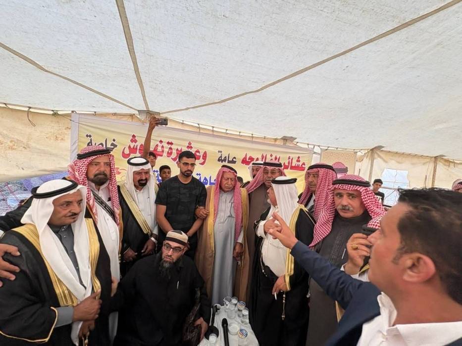 عطوة عشائرية بإعتراف مقرونة بالصلح بين عشائر الفالوجة وقبيلة الحويطات... تفاصيل