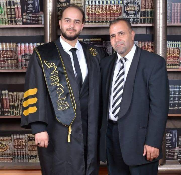 حسين المياس يتخرج بامتياز مع مرتبة الشرف من كلية الحقوق