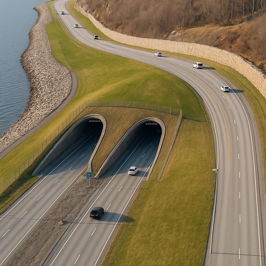 أطول نفق سيارات تحت البحر في العالم في النرويج
