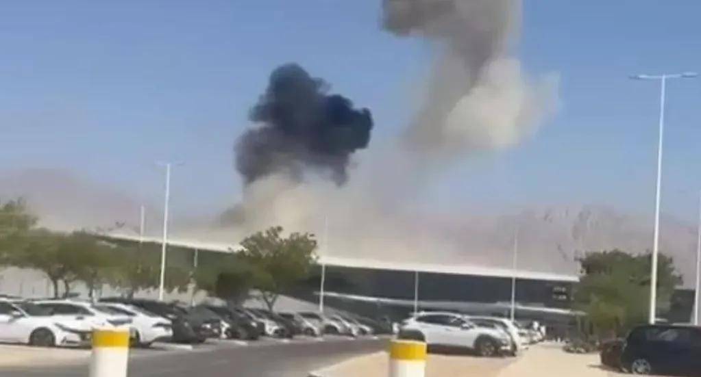 أول بيان عسكري للحوثيين بعد الهجوم الذي اصاب قاعدة الركاب بمطار رامون