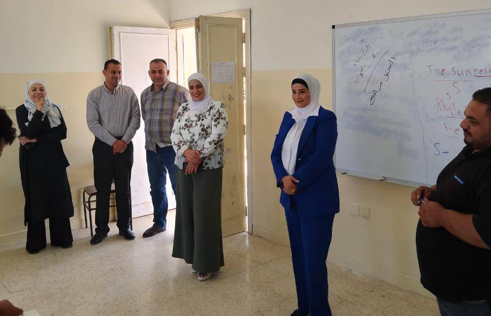 السواريس تتفقد المشاغل المهنية للتعليم المهني BTEC لمدرسة سحاب المهنية في مدينة الملك عبدالله الثاني الصناعية