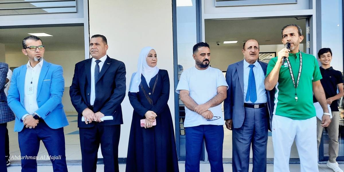 بني عطية تشارك طلبة مدرسة الربة الثانوية للبنين  فعاليات الطابور الصباحي