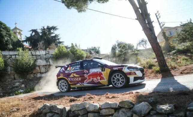 العطية بطلاً للشرق الأوسط بعد حلوله وصيفا لروجيه فغالي في رالي لبنان