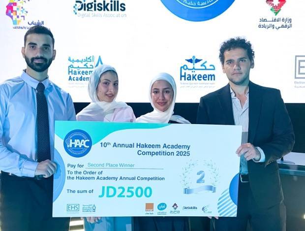 البلقاء التطبيقية تفوز بالمركز الثاني في مسابقة حكيم للابتكار