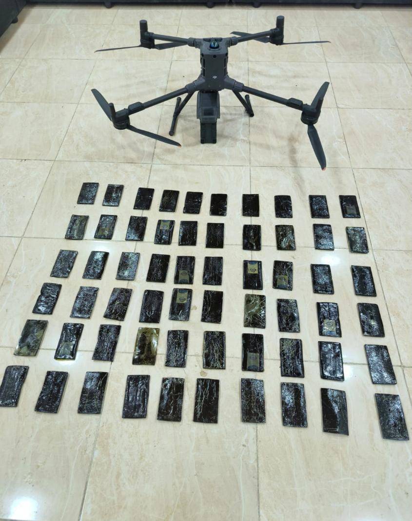 المنطقة العسكرية الجنوبية تحبط محاولة تهريب مواد مخدرة بواسطة طائرة مسيّرة