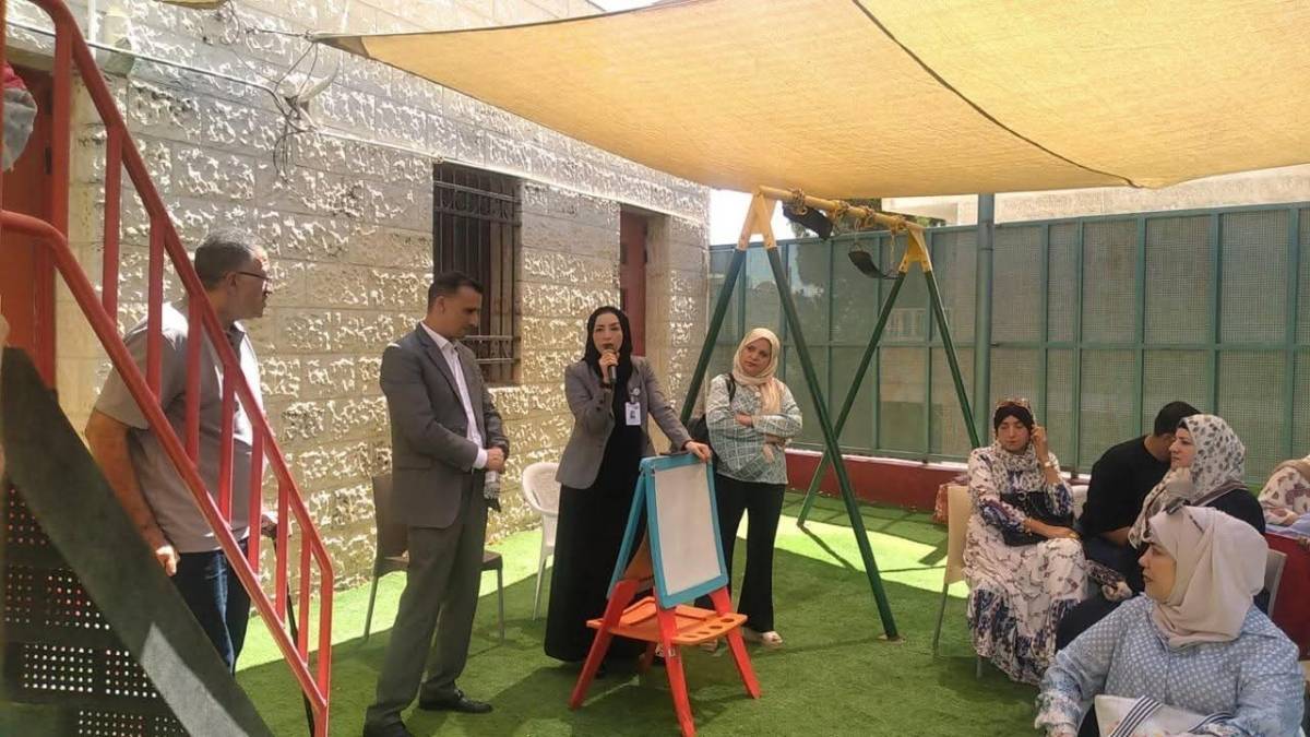 الامانة تنظم فعالية حديقتي أجمل في مركز الصم في صويلح...صور