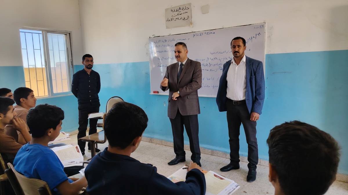زيارة ميدانية لمدير تربية لواء الجيزة إلى مدارس العرين